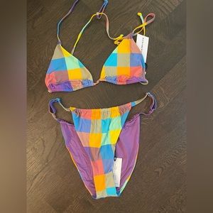 WeWoreWhat Gingham Bikini